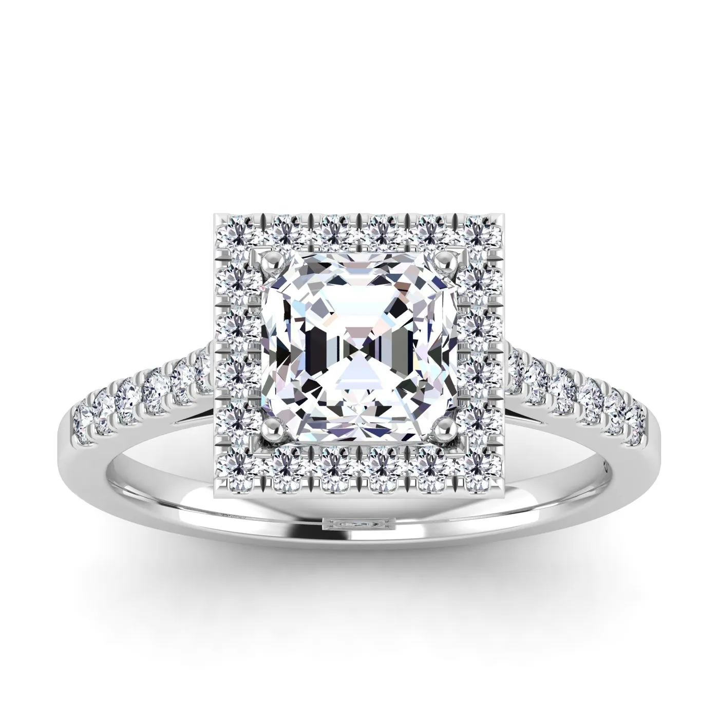 Celestial Halo Engagement Ring - Image 10