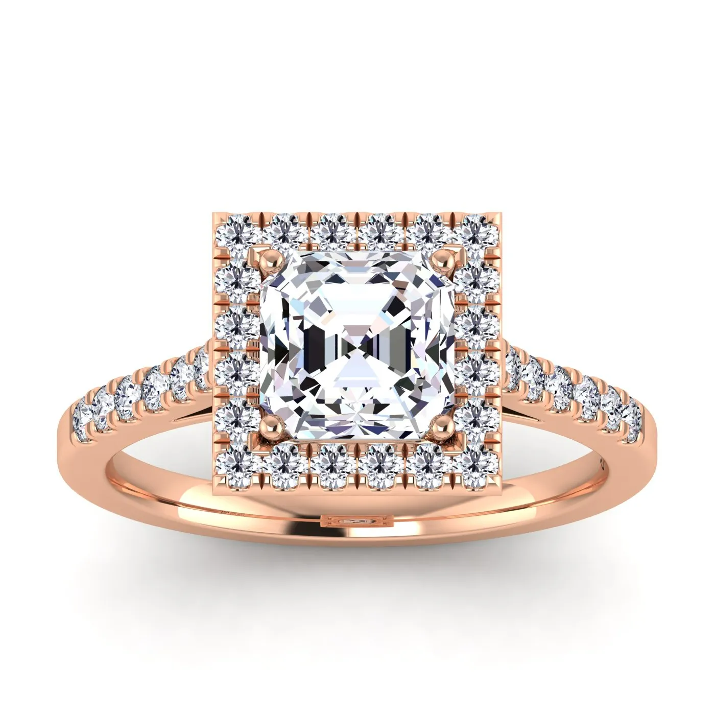 Celestial Halo Engagement Ring - Image 11