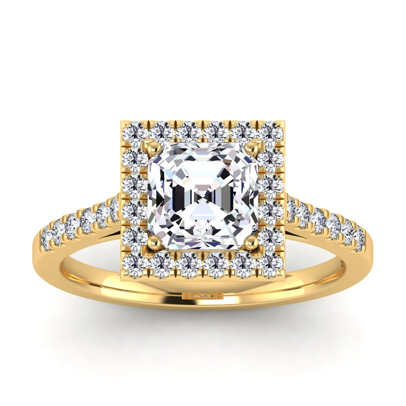 Celestial Halo Engagement Ring - Image 12