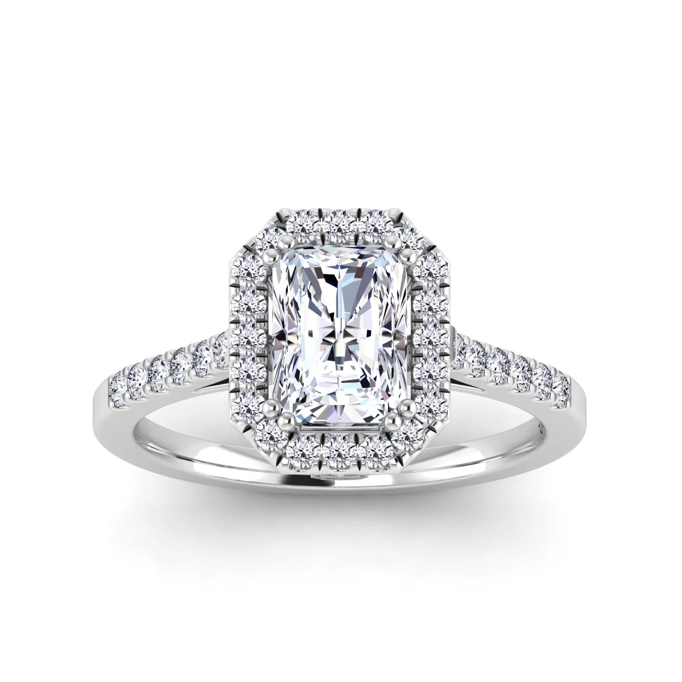 Celestial Halo Engagement Ring - Image 13