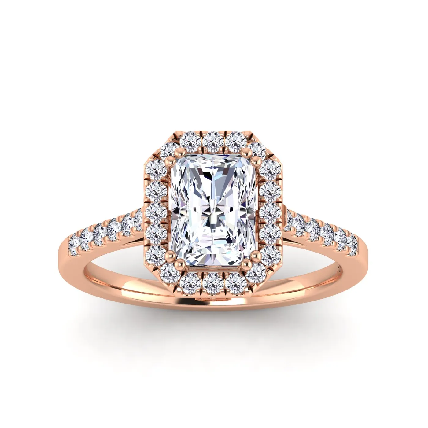 Celestial Halo Engagement Ring - Image 14