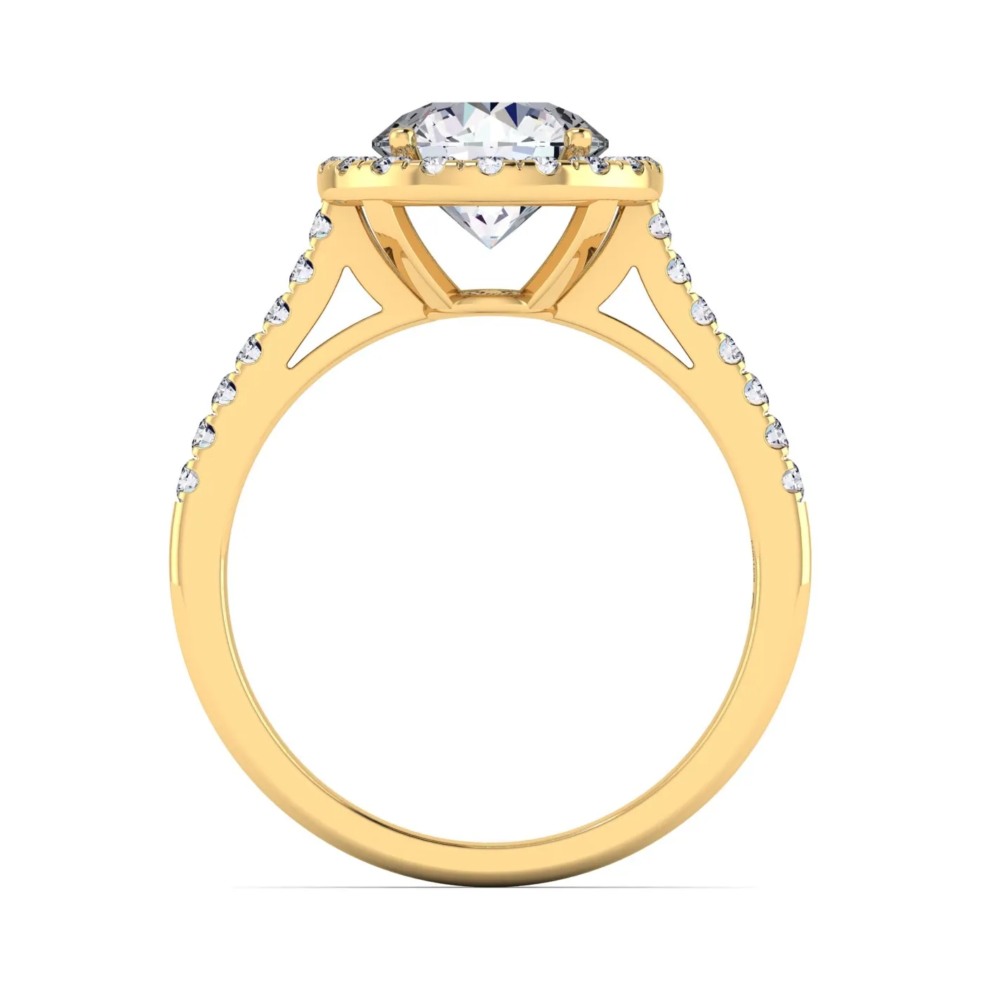 Celestial Halo Engagement Ring - Image 18