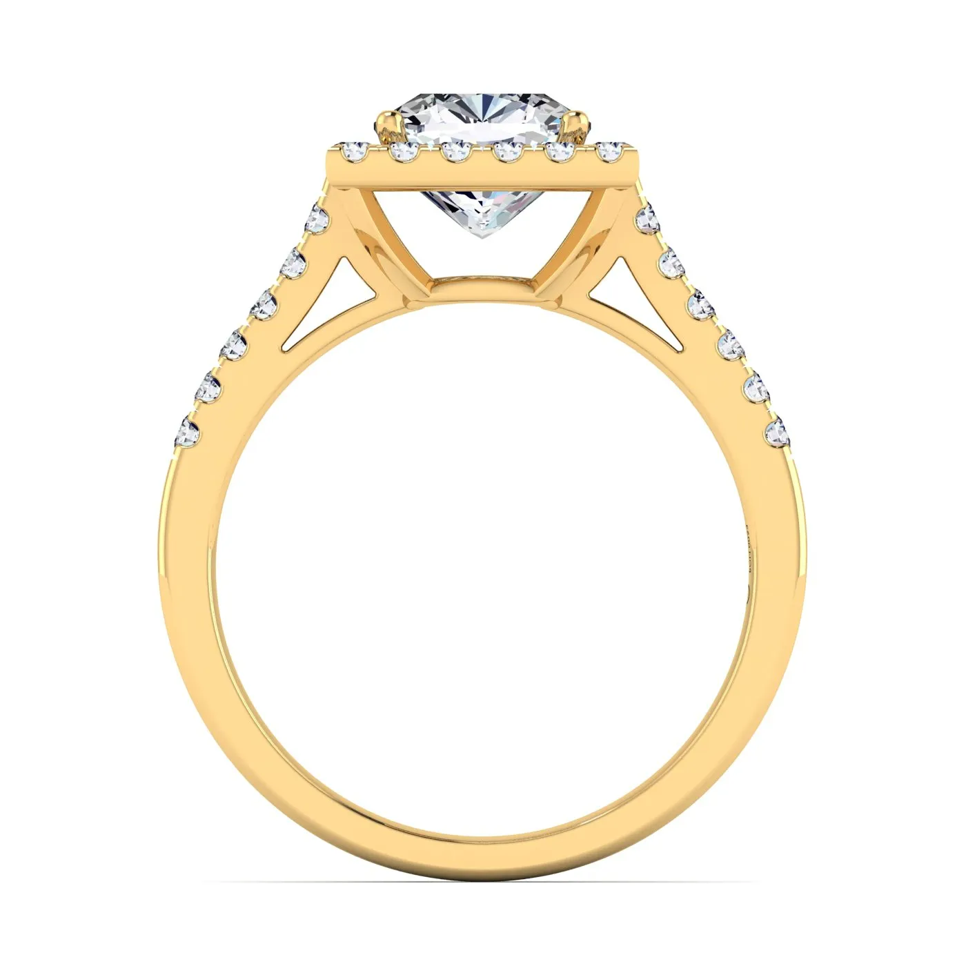 Celestial Halo Engagement Ring - Image 21