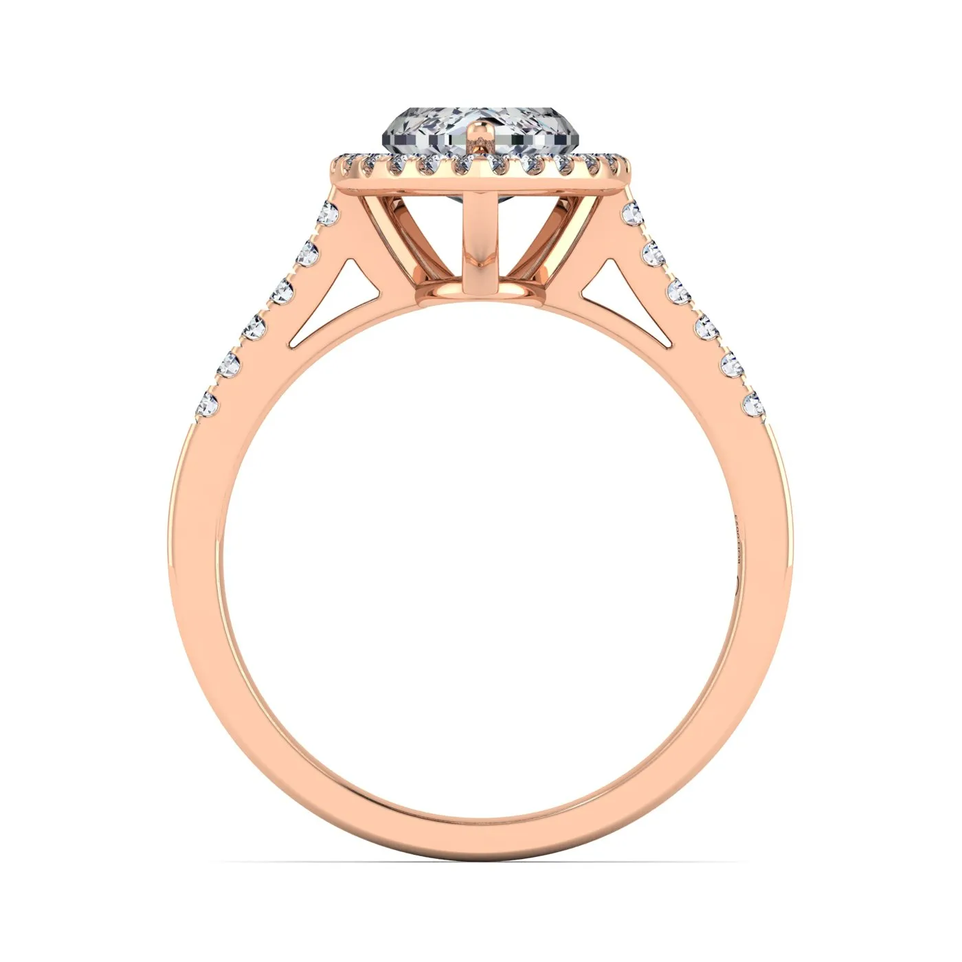 Celestial Halo Engagement Ring - Image 23