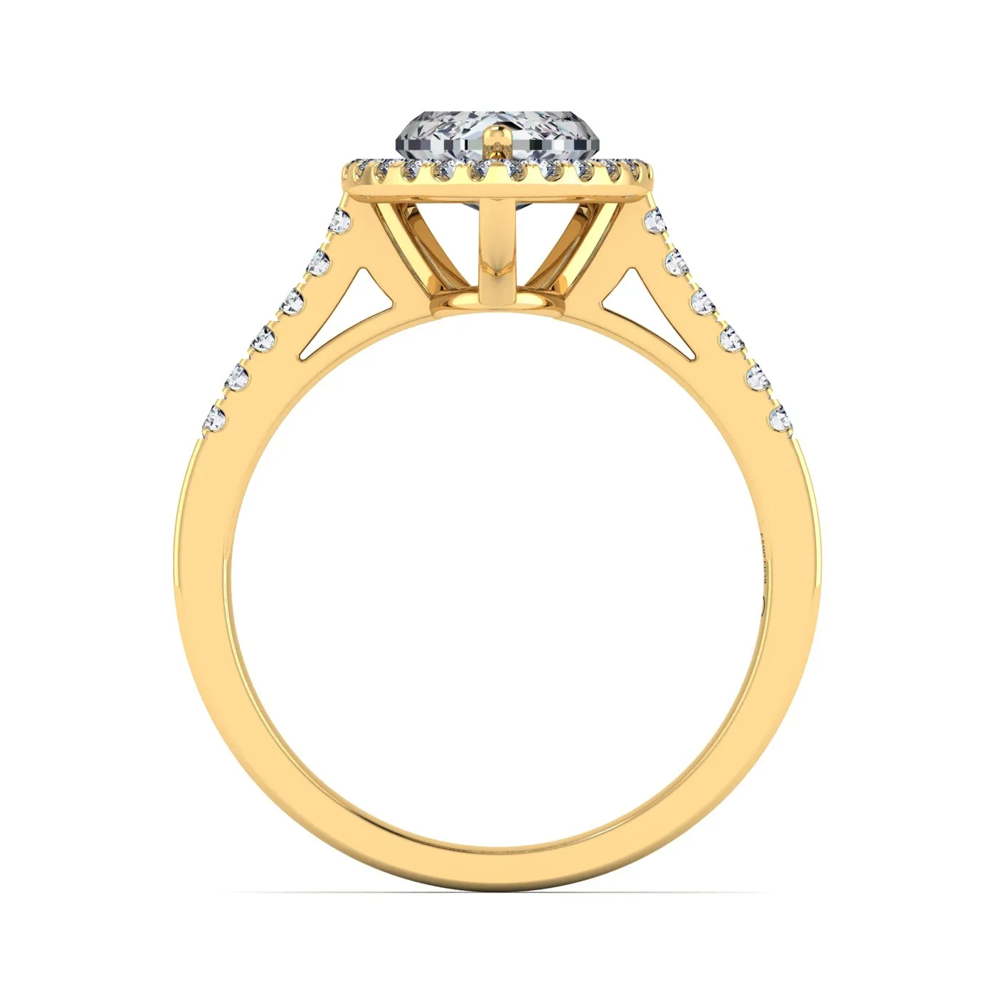 Celestial Halo Engagement Ring - Image 24