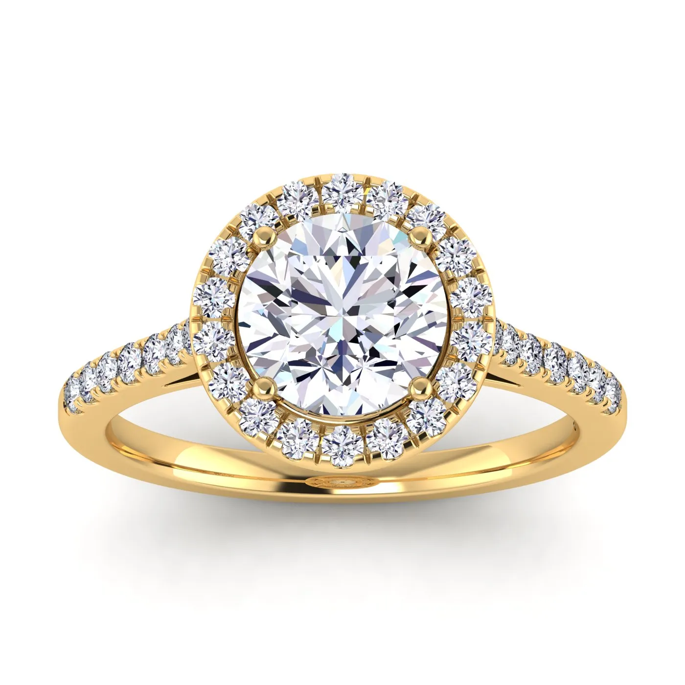 Celestial Halo Engagement Ring - Image 3