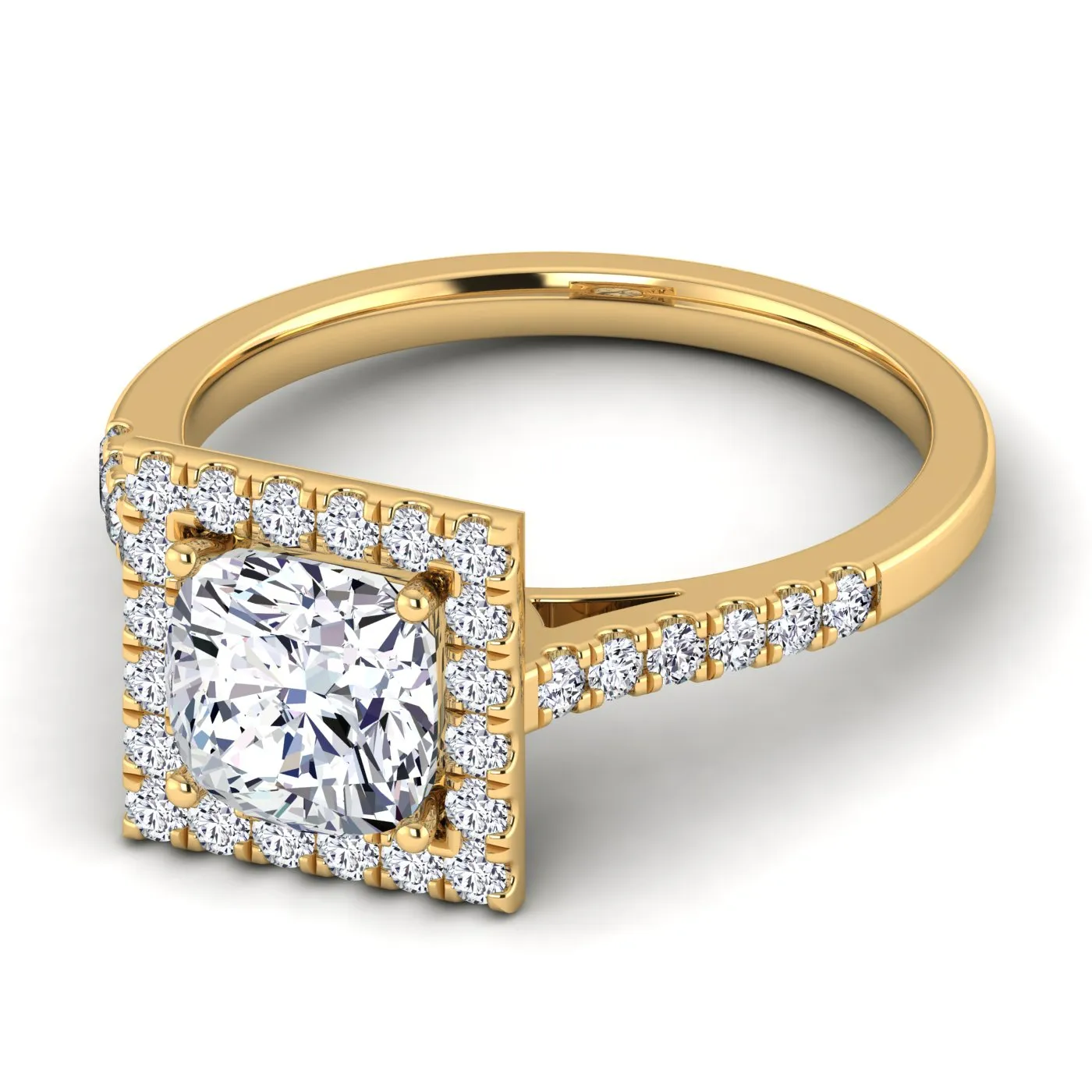 Celestial Halo Engagement Ring - Image 36