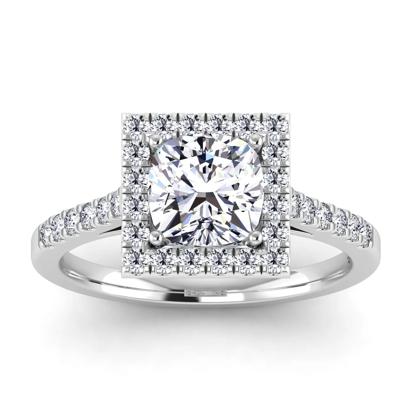 Celestial Halo Engagement Ring - Image 4