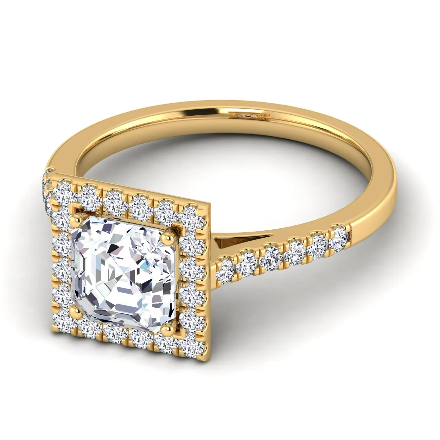 Celestial Halo Engagement Ring - Image 42