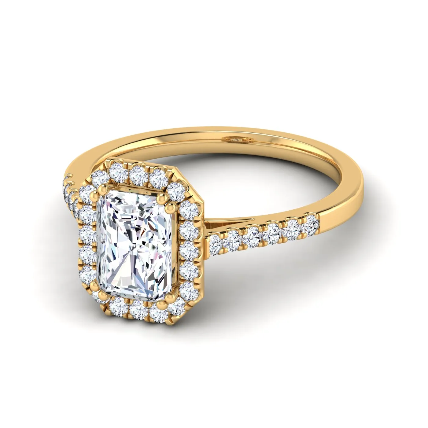 Celestial Halo Engagement Ring - Image 45