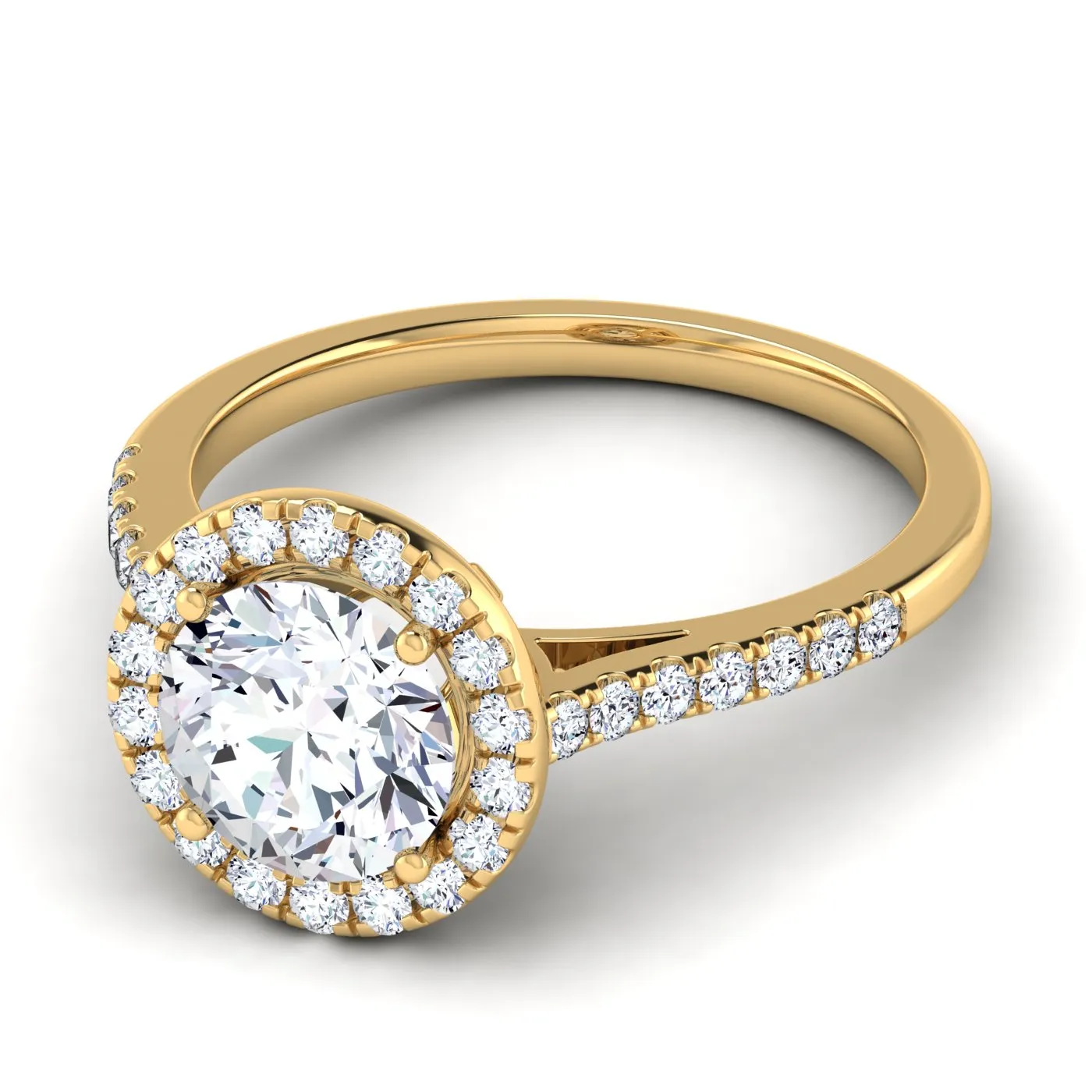 Celestial Halo Engagement Ring - Image 48