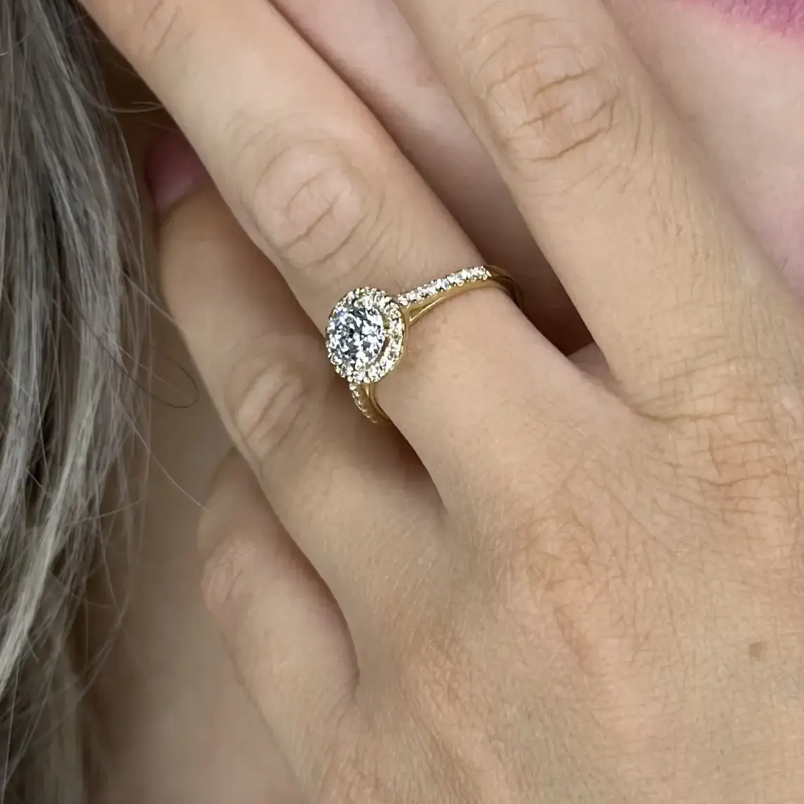 Celestial Halo Engagement Ring - Image 49