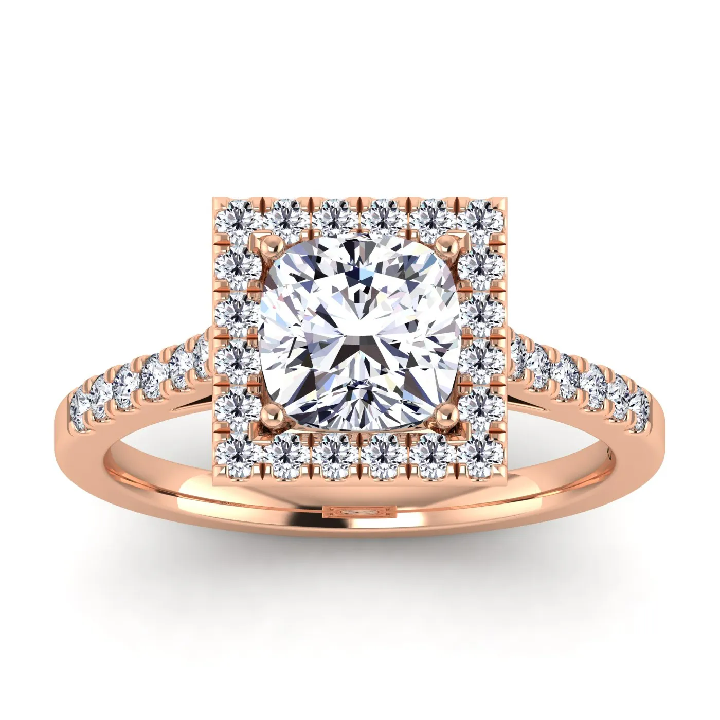 Celestial Halo Engagement Ring - Image 5
