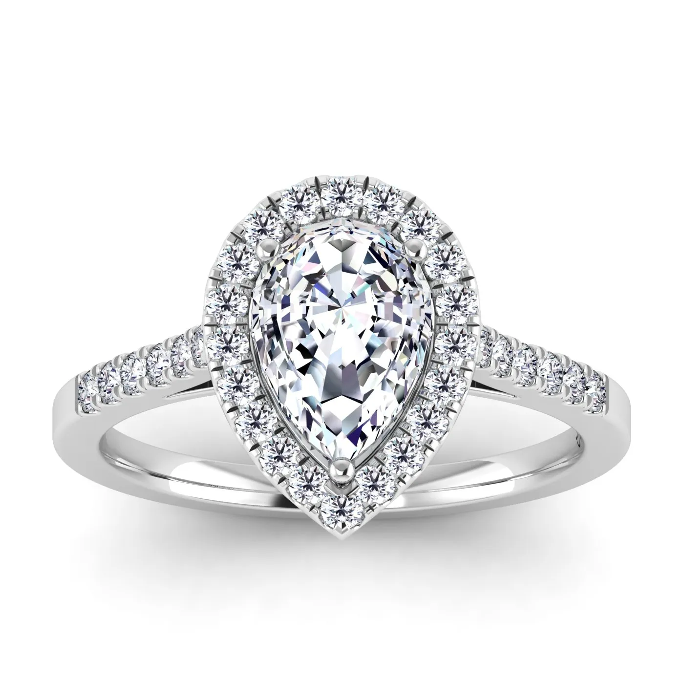 Celestial Halo Engagement Ring - Image 7