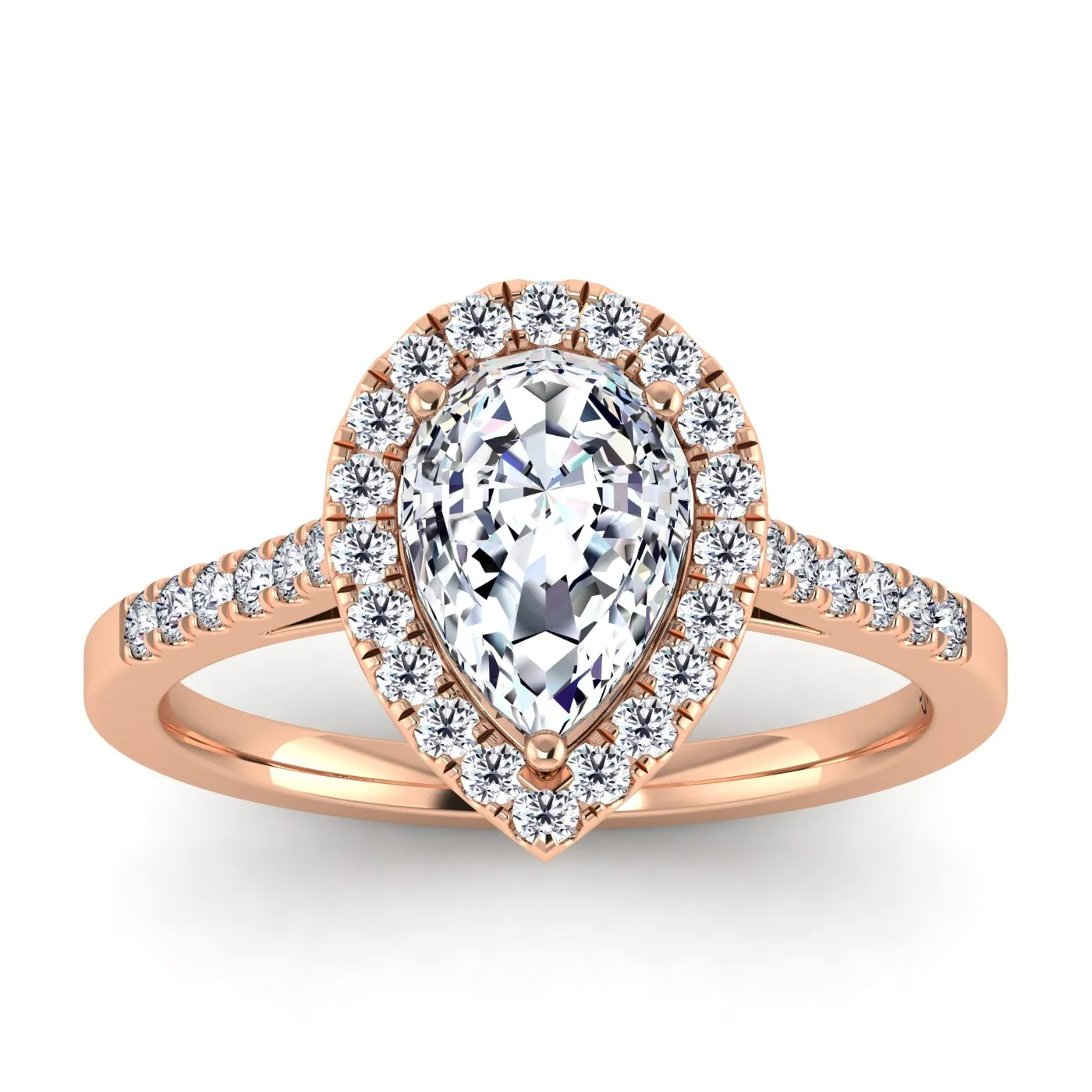 Celestial Halo Engagement Ring - Image 8