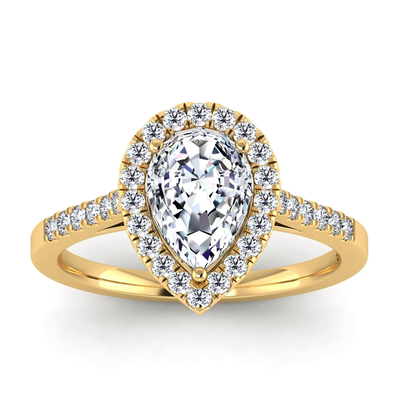 Celestial Halo Engagement Ring - Image 9