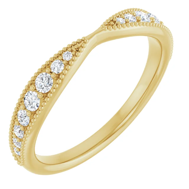 Contoured Match Wedding Band - Image 12