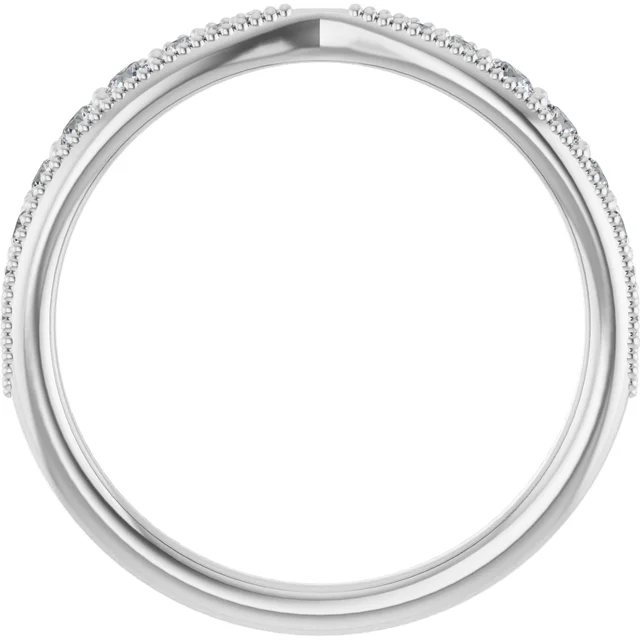 Contoured Match Wedding Band - Image 4