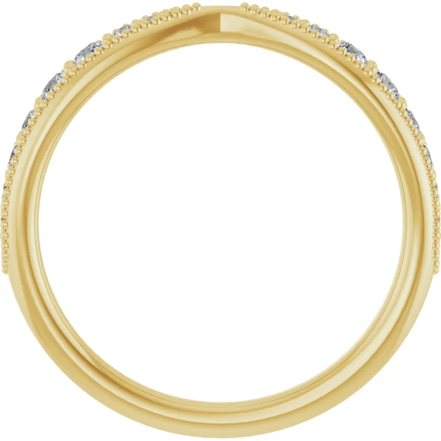Contoured Match Wedding Band - Image 6