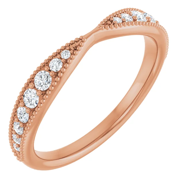 Contoured Match Wedding Band - Image 11