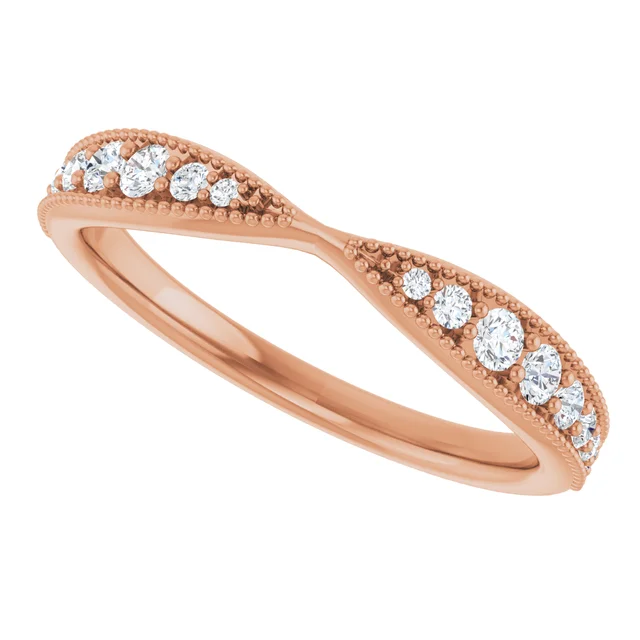 Contoured Match Wedding Band - Image 14
