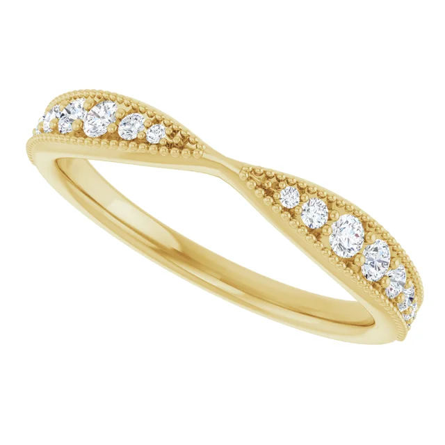 Contoured Match Wedding Band - Image 15