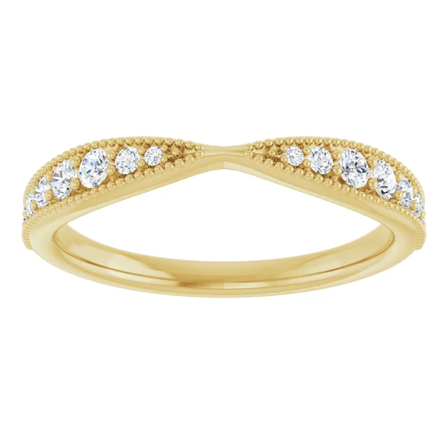 Contoured Match Wedding Band - Image 3