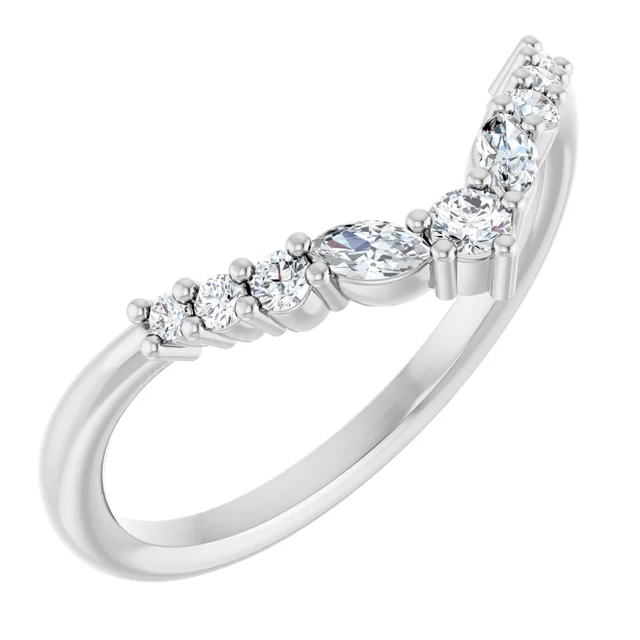 Curved Wedding Band - Image 10