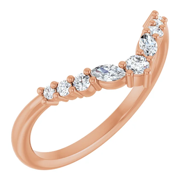 Curved Wedding Band - Image 11