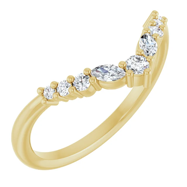 Curved Wedding Band - Image 12