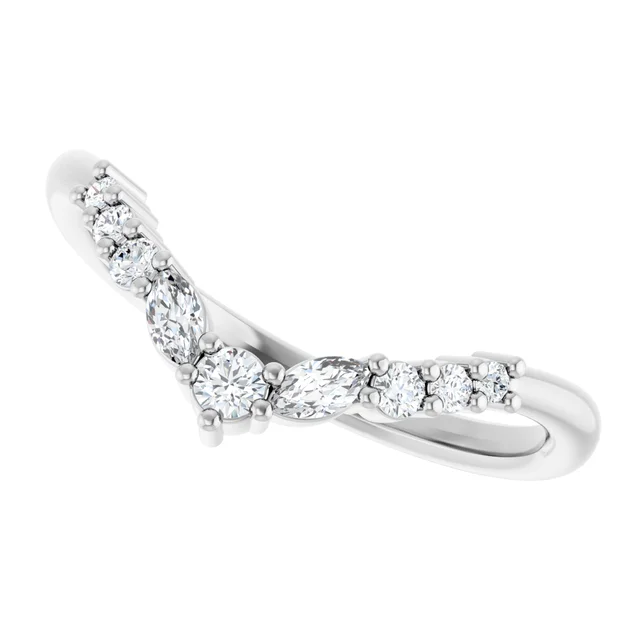 Curved Wedding Band - Image 13