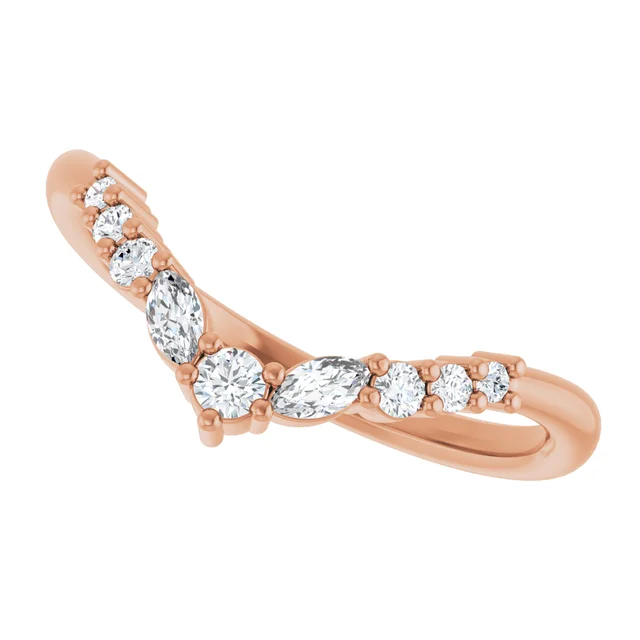 Curved Wedding Band - Image 14