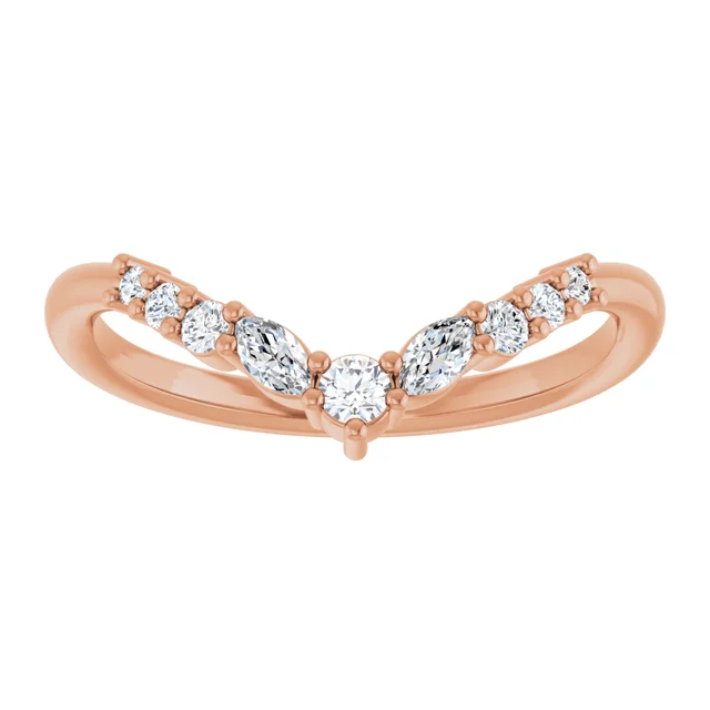 Curved Wedding Band - Image 2