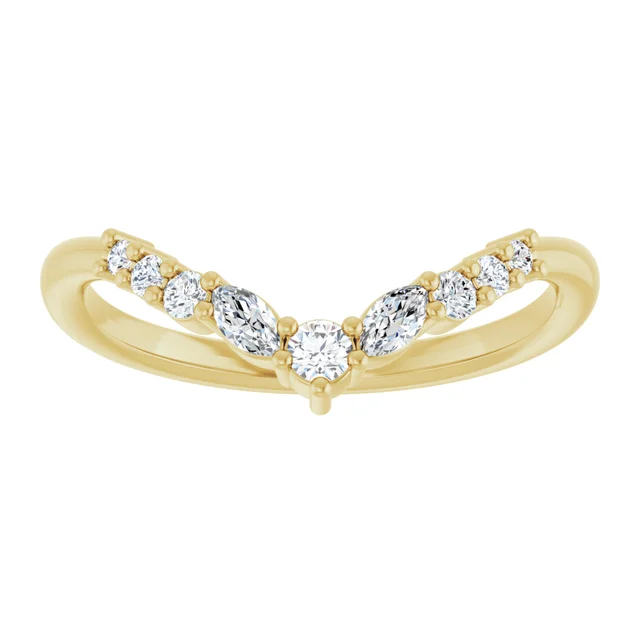 Curved Wedding Band - Image 3