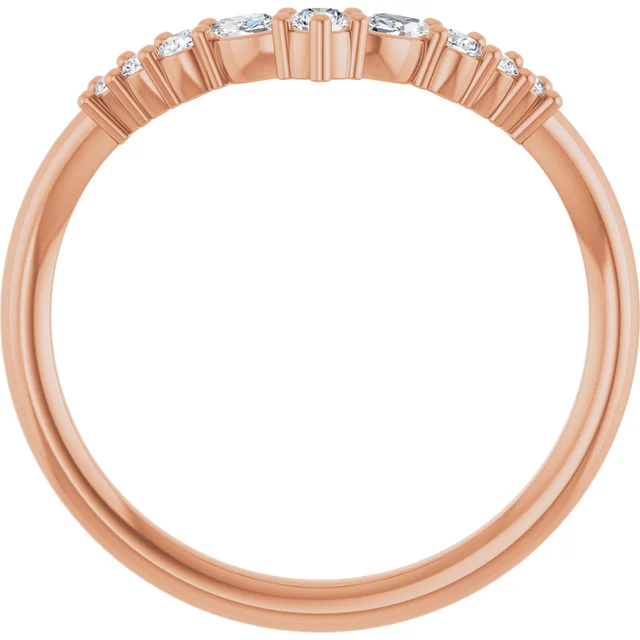 Curved Wedding Band - Image 5
