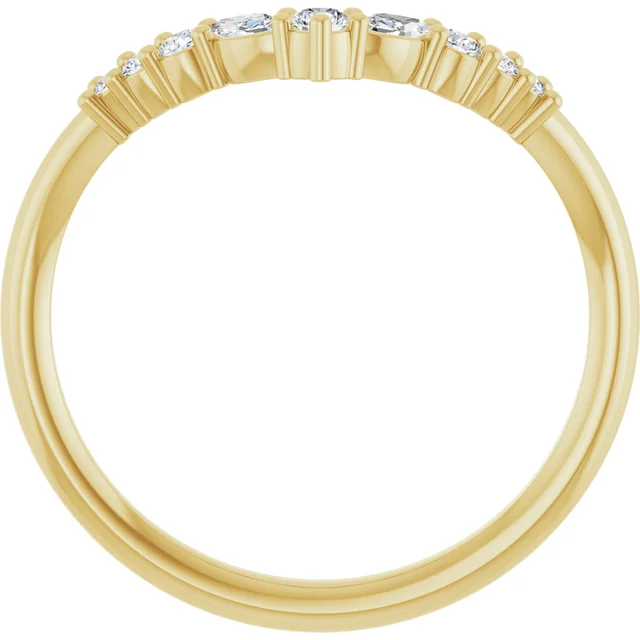 Curved Wedding Band - Image 6