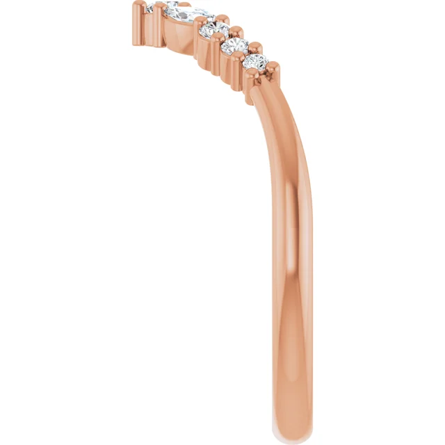 Curved Wedding Band - Image 8