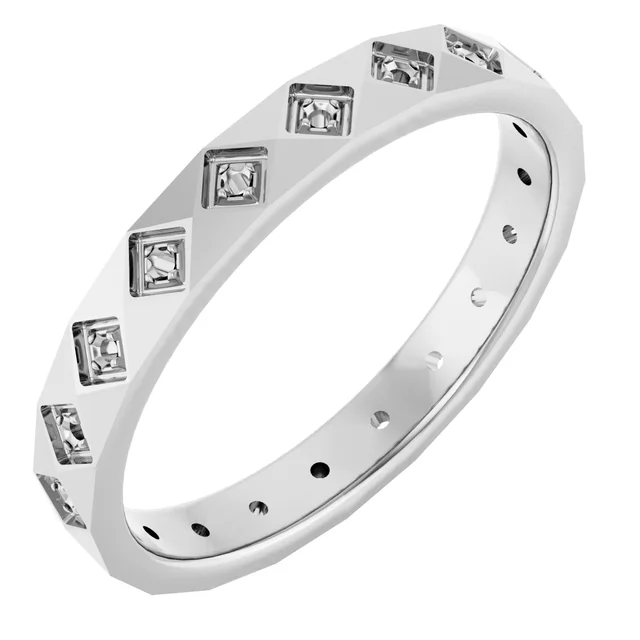 Eternity Mens Wedding Band - Image 10