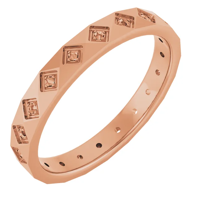 Eternity Mens Wedding Band - Image 11