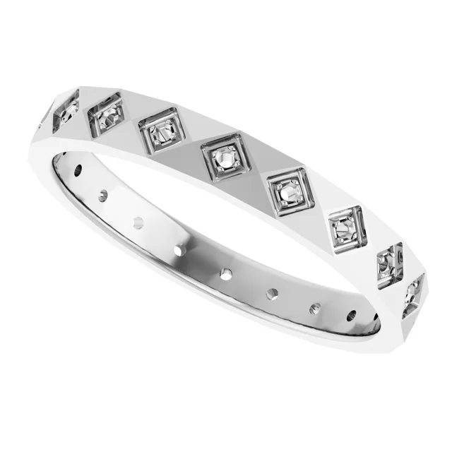 Eternity Mens Wedding Band - Image 13