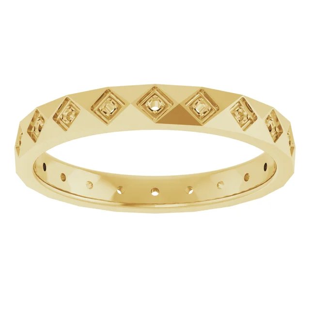 Eternity Mens Wedding Band - Image 3