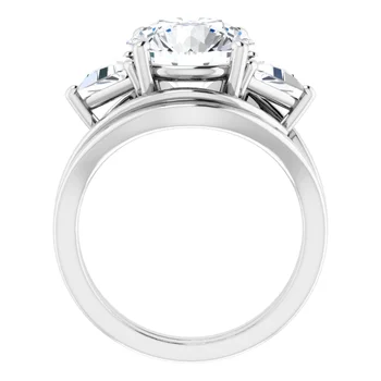 Golden Trio Solitaire Ring - Image 10