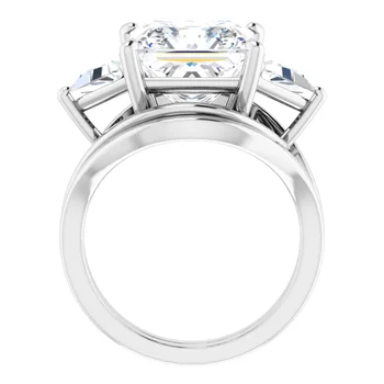 Golden Trio Solitaire Ring - Image 13