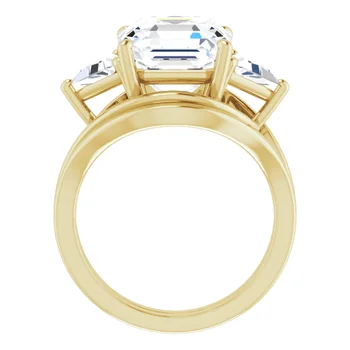 Golden Trio Solitaire Ring - Image 18
