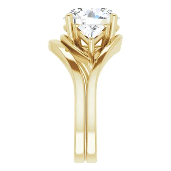 Golden Trio Solitaire Ring - Image 21