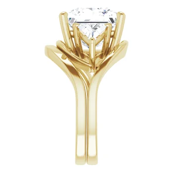 Golden Trio Solitaire Ring - Image 24
