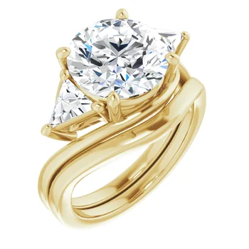 Golden Trio Solitaire Ring - Image 30