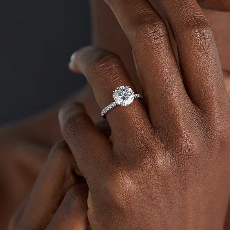 Edle Eleganz Excellent Cut Diamond Ring - Image 4