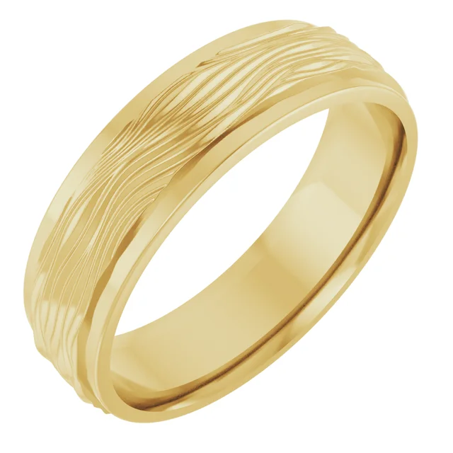 Textured Wedding Band - Image 12