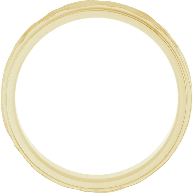 Textured Wedding Band - Image 6